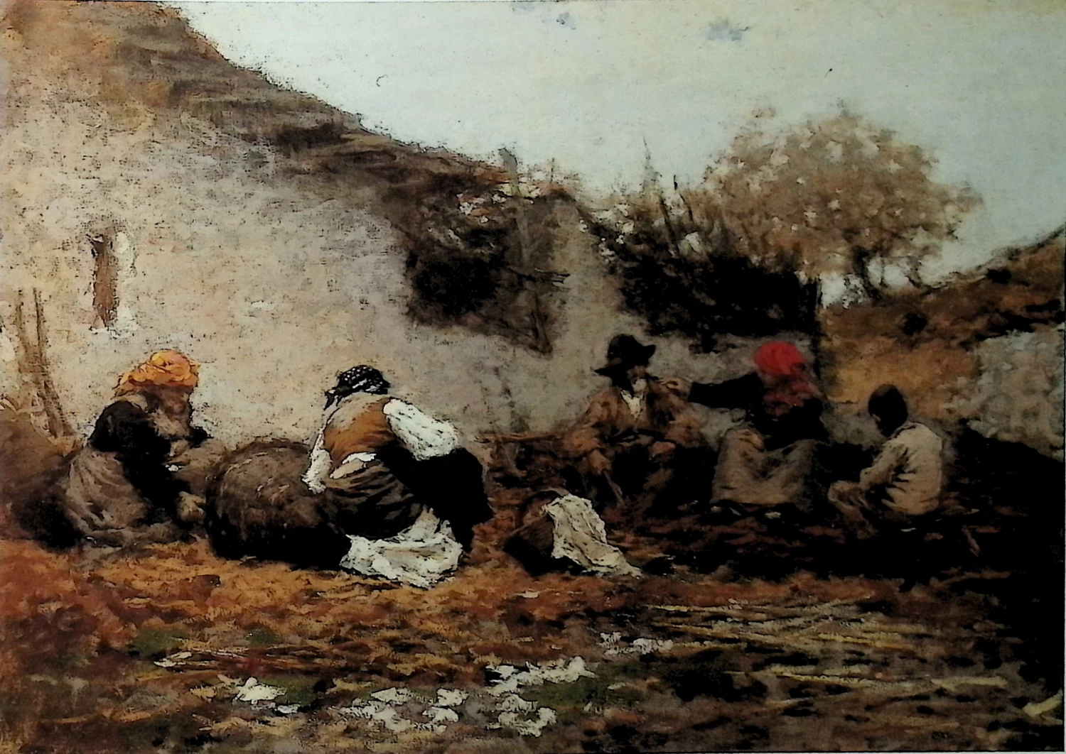  99-Francesco Filippini-Raccolta delle Castagne 